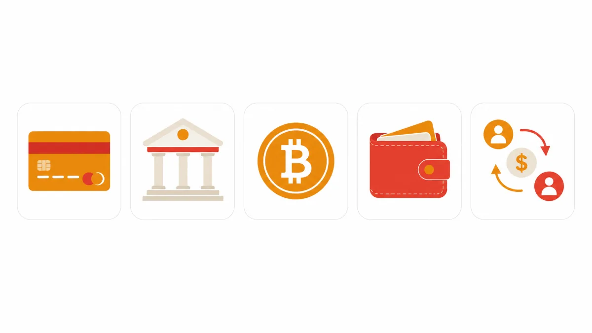 Mercivanta — metodi di deposito e pagamento