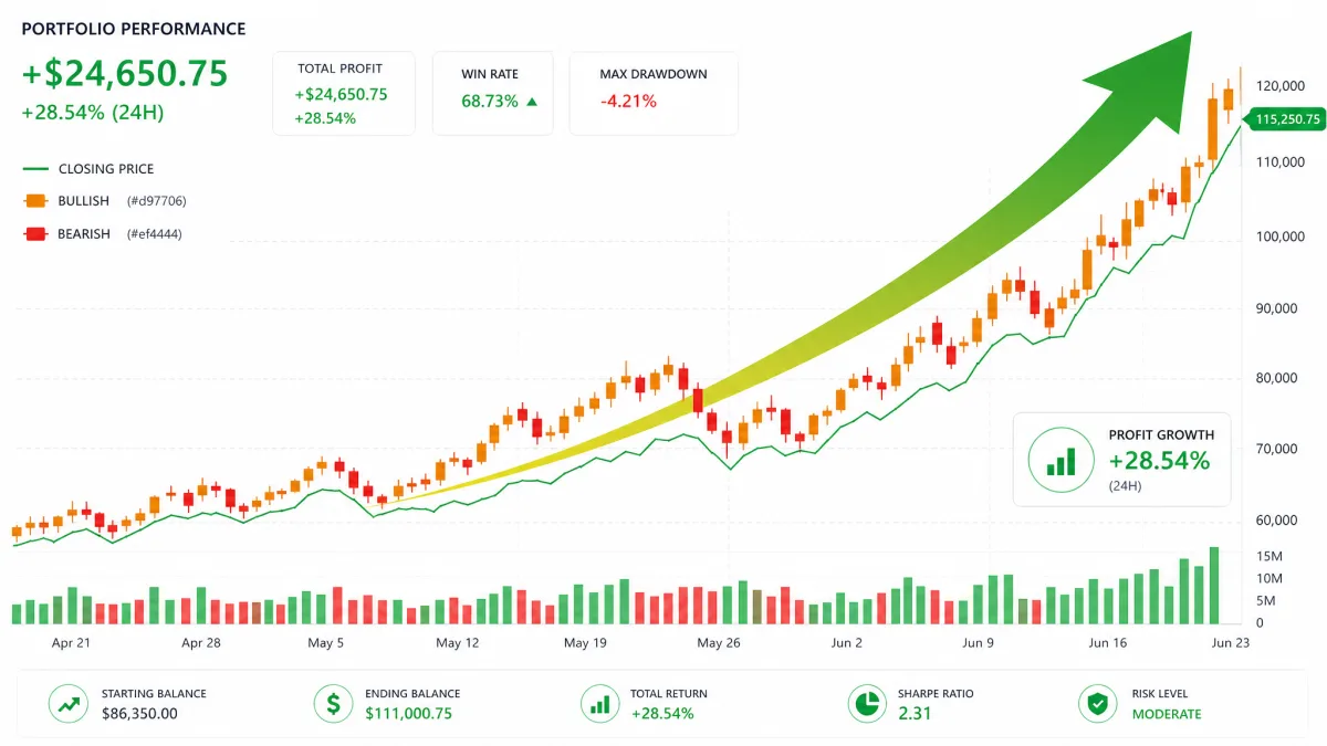 Mercivanta — grafico di crescita dei profitti